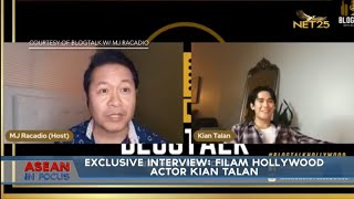 Exclusive Interview FilAm Hollywood actor Kian Talan [upl. by Ylrehs125]