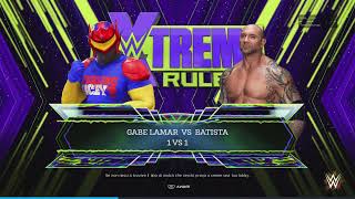 WWE 2K24  GabeLamar vs Towelleondrugs  Steel Cage  20241007193009 [upl. by Aierdna]