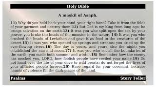 Psalms  Chapter 74  A maskil of Asaph  The Holy Bible [upl. by Eads]