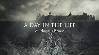 A DAY IN THE LIFE WITH MAGNUS BRUUN aka CNUT  THE LAST KINGDOM [upl. by Nosle]