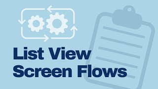 List View Screen Flows in Salesforce [upl. by Mahan]