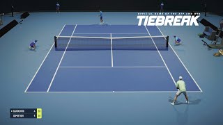 TIEBREAK  Grigor Dimitrov Vs Novak Djokovic I Australian Open I Expert Difficulty PS5 [upl. by Aninep]