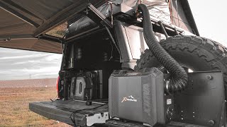 Portable Diesel Heater For Canopy and Roof Top Tents [upl. by Simaj823]