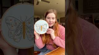 Showing someone your embroidery collection embroidery modernembroidery DIY crafts [upl. by Caryn731]