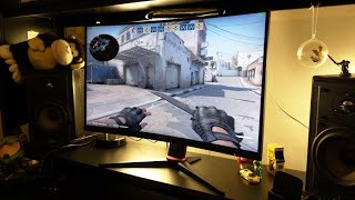 AOC CQ27G2U review The BEST budget 1440p 144Hz gaming monitor  By TotallydubbedHD [upl. by Pammie]