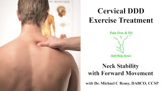 Cervical Degenerative Disc Disease Exercise Treatment Neck Stability w Forward Movement [upl. by Kylynn540]