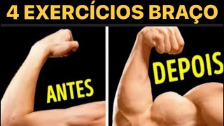 4 EXERCÍCIOS de BRAÇO pra TODO HOMEM fazer treinocomhalter ganharmassa hipertrofia [upl. by Iatnahs963]