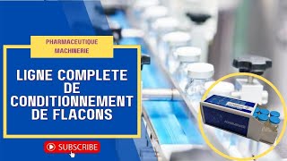 Ligne de conditionnement pharmaceutique très avancée  Encartonneuse de flacons [upl. by Oisacin]