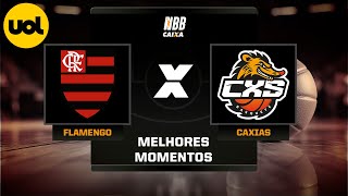 NBB CAIXA MELHORES MOMENTOS FLAMENGO 105 X 62 CAXIAS DO SUL [upl. by Mace]