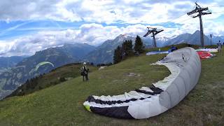 Gleitschirmflug über Mayrhofen 2018 [upl. by Annayhs]