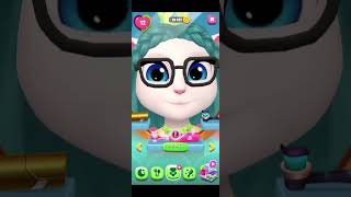 My talking Angela shorts short shortvideo funny top games tom youtubeshorts [upl. by Kcirevam]