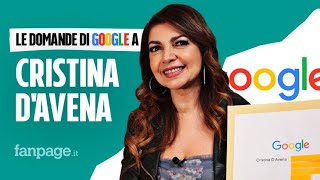 Cristina DAvena Duets concerti canzoni figli la cantante risponde alle domande di Google [upl. by Ertha]