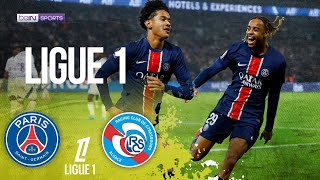 PSG vs Strasbourg  Ligue 1 HIGHLIGHTS  101924  beIN SPORTS USA [upl. by Ahsia]