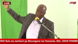 🔴LIVE CORONA MAGUFULI quotHAKUNA cha LOCKDOWN Wala BABA Yake LOCKDOWN NISHASEMAquot [upl. by Aimac18]