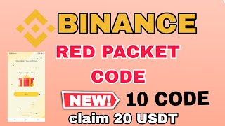 binance red packet code today binanceredpacketcodetoday binancecode [upl. by Nonnarb]