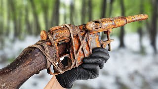 1949 MosinNagant Obrez  Rusty Rifle Restoration [upl. by Epolenep]