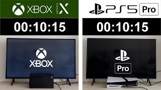 PS5 Pro vs XBOX Series X  Loading Times [upl. by Adnalahs]