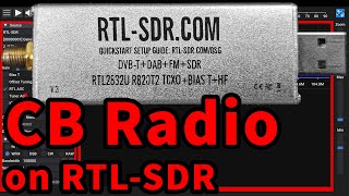 Listen CB Radio on an SDR with SDR Easy Software Defined Radio antenna RTLSDR [upl. by Hadden]