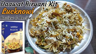 Daawat Biryani Kit Lucknowi Review amp Recipe  Daawat Biryani Kit  Lucknowi Biryani Recipe [upl. by Darryn416]