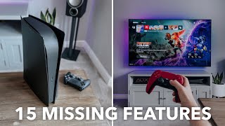 PlayStation 5  The 15 MISSING Features [upl. by Evangelin]