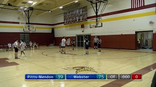 Webster Mod A vs Pittsford Mendon Boys Basketball [upl. by Ravel]