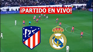 ATLETICO MADRID vs REAL MADRID EN VIVO 🔴 COPA DEL REY OCTAVOS DE FINAL ⚽️ [upl. by Aihcropal]