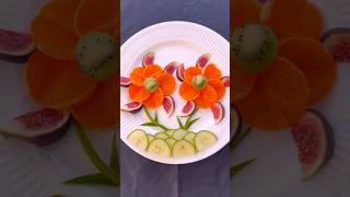 Super Salad Decoration Ideas  Fruits Cutting  Fruits carving Garnish short howtomakeyummy [upl. by Mike]