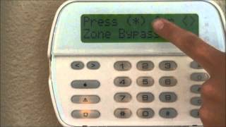 How to Arm And Disarm In Stay And Away Mode And Bypass On A DSC English Keypad [upl. by Ruperta899]