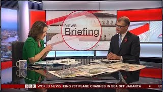 BBC News Briefing  Pittsburgh Shooting Brazil Election 2018 Merkel Ratings  Oliver Cornock [upl. by Siddon]