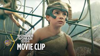 Wonder Woman 1984  Young Diana Takes on The Amazon Games  Warner Bros Entertainment [upl. by Ahselef]