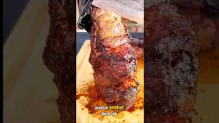 Perfect smoked ribeye steak😋 shorts shortvideo foryou trending trend food beef steak facts [upl. by Daeriam916]