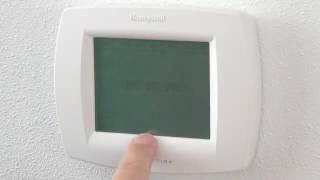 Klokprogramma Chronotherm Vision Modulation instellen  Honeywell Home [upl. by Attezi803]