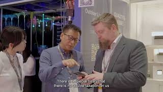 HK Int’l Lighting Fair Spring 2024 – “One minute with” Georg Scharrer ASG Ltd [upl. by Madoc]