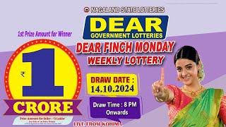 LOTTERY SAMBAD DEAR 8 PM 14102024 NAGALAND LOTTERY LIVE DEAR LOTTERY LIVE LOTTERY SAMBAD LIVE [upl. by Mcleod]