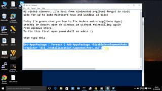 fix corrupted Windows 10 store apps [upl. by O'Carroll]