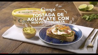 Desayuno fácil y delicioso Tostadas de aguacate huevo y tocineta [upl. by Liagabba51]