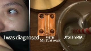 My first week knowing that I’ve dysthymia [upl. by Analaf]