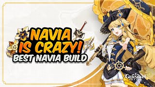 COMPLETE NAVIA GUIDE Best Navia Build  Artifacts Weapons Teams amp Showcase  Genshin Impact [upl. by Alcus]