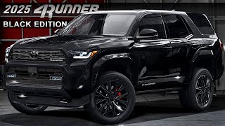 2025 Toyota 4Runner BLACK EDITION  Most Aggressive Trim for the New 4Runner [upl. by Leidgam573]