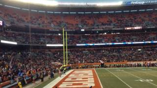 Browns over Chargers Final Seconds Dec 24 2016 [upl. by Eissert]