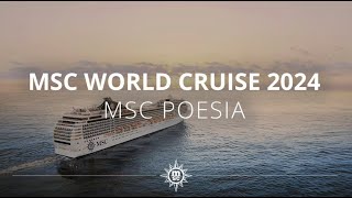 MSC World Cruise  Découvrez le Tour du Monde 2024 [upl. by Eimat471]