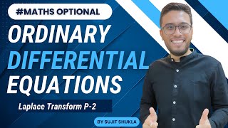 Lec 41 Laplace Transform P2  Ordinary Differential Equation  UPSC Maths Optional By Sujit Shukla [upl. by Dranel344]