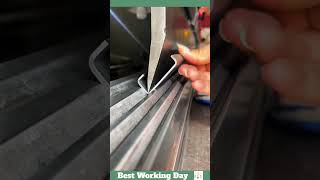 Best working day 1687 Stainless steel sheet bending process [upl. by Fisoi]