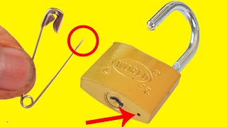 10 Ways to Open a Lock without key [upl. by Anrak460]