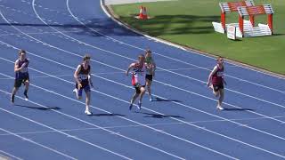 100m U14M Final Tyler Hine 1239 25 Coles 2019 Queensland Athletics Championships [upl. by Mildrid]