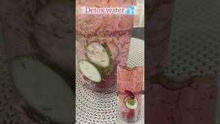 Detox water for glowing skin shortsfeed detox recipe cooking [upl. by Nit463]