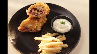 Fried Shawarma  Sanjeev Kapoor Khazana [upl. by Atirhs]