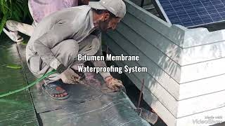 Bitumen Membrane  Bitumen Membrane Sheet  Bituminous waterproofing sheet [upl. by Emmalee]