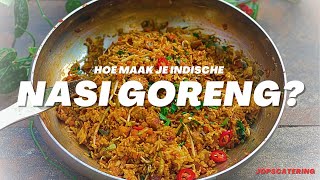 Hoe maak je Nasi Goreng Indische keuken [upl. by Ecaroh614]