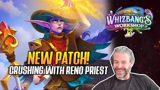 Hearthstone NEW PATCH Crushing with Reno Priest [upl. by Koppel79]